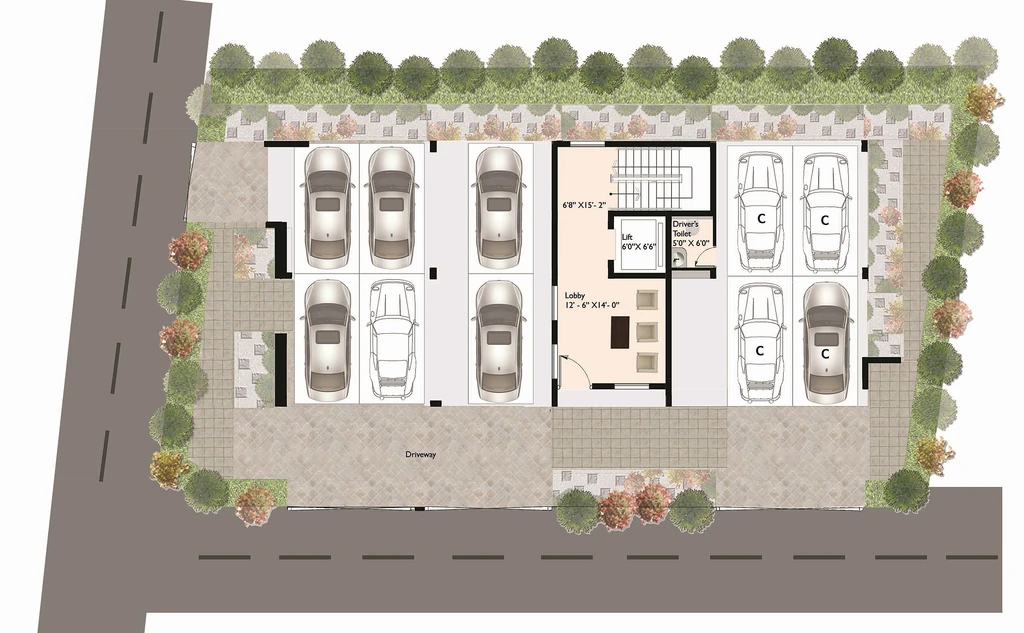Master Plan of Ceebros Vishwas in Abiramapuram, Chennai - Image 387711