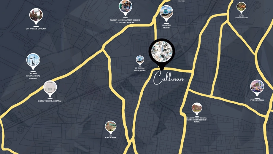 Location of Kaadosh Cullinan - Image 387725
