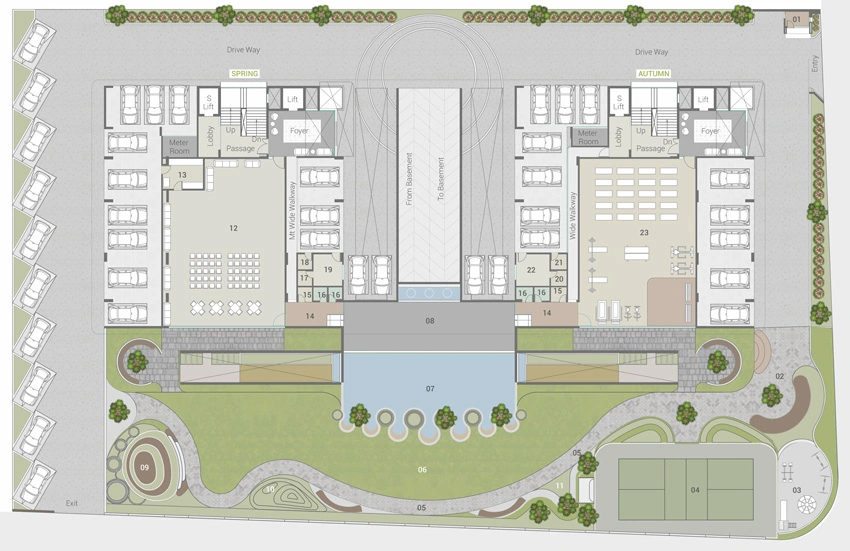 Master Plan of Vihav Keystone Niwa in Gotri, Vadodara - Image 387836