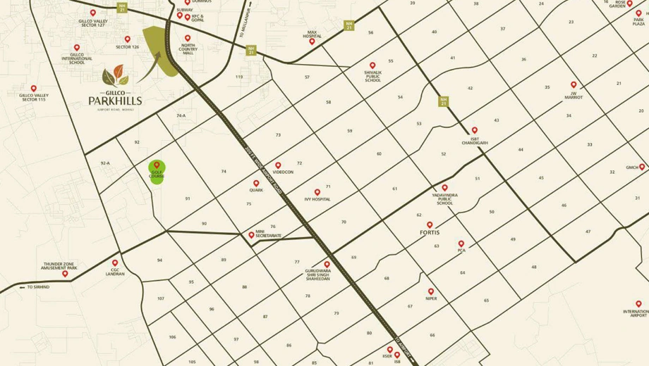 Location of Gillco Parkhills - Image 387742