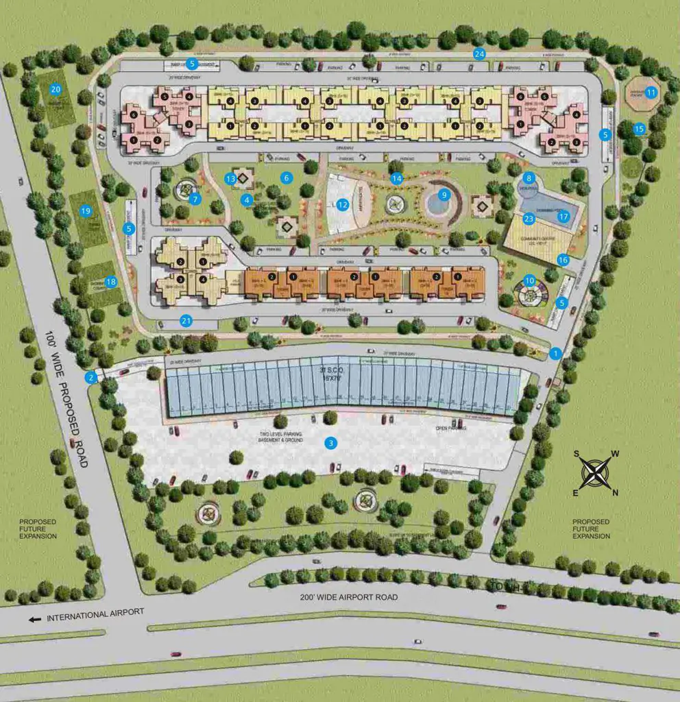 Master Plan of Gillco Parkhills in Mohali, Chandigarh - Image 387743