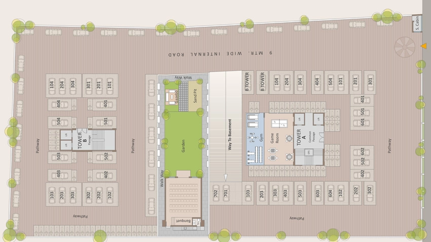 Master Plan of Sun Elite in Chhani, Vadodara - Image 387806