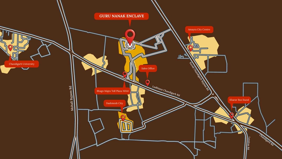 Location of GNN Guru Nanak Enclave - Image 387749