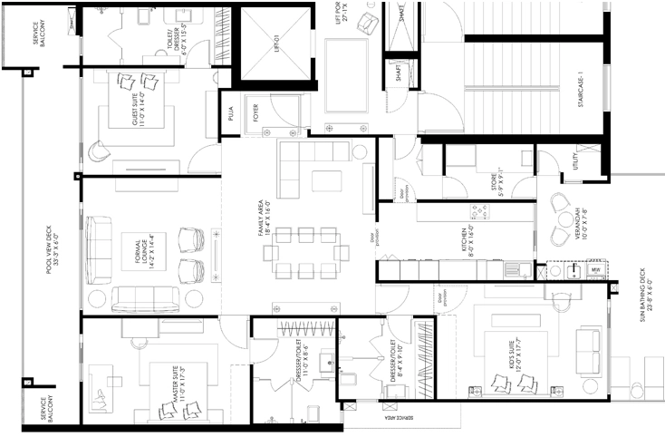 3 BHK Flat in Homeland Regalia in Mohali, Chandigarh - Image 911412