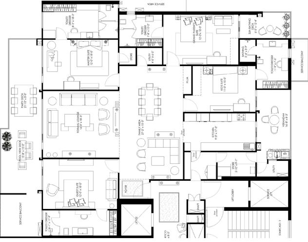 4 BHK Flat in Homeland Regalia in Mohali, Chandigarh - Image 911415