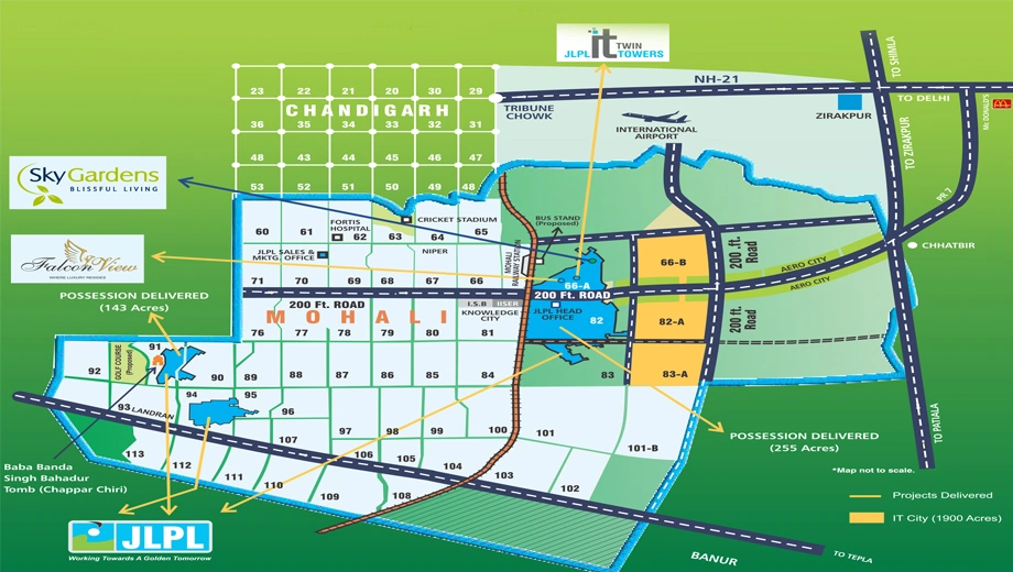 Location of JLPL Sky Gardens - Image 387798