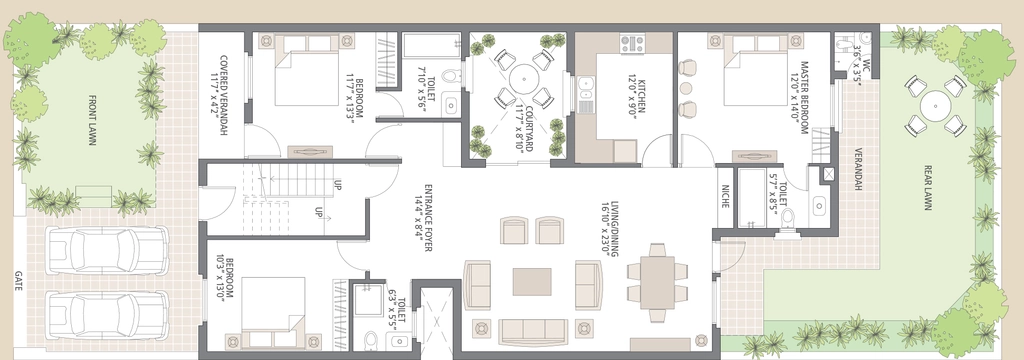 3 BHK House/Villa in Emaar MGF The Bungalows in Mohali, Chandigarh - Image 911451