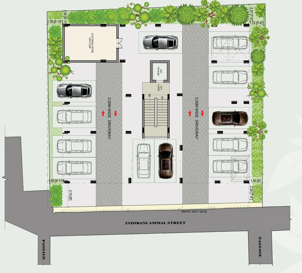 Master Plan of OEG Tripatra Aurum in Mylapore, Chennai - Image 387900