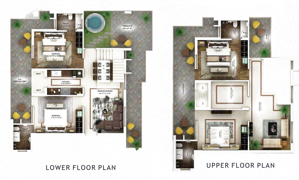4 BHK Duplex in Nirwana Heights in Mohali, Chandigarh - Image 911462
