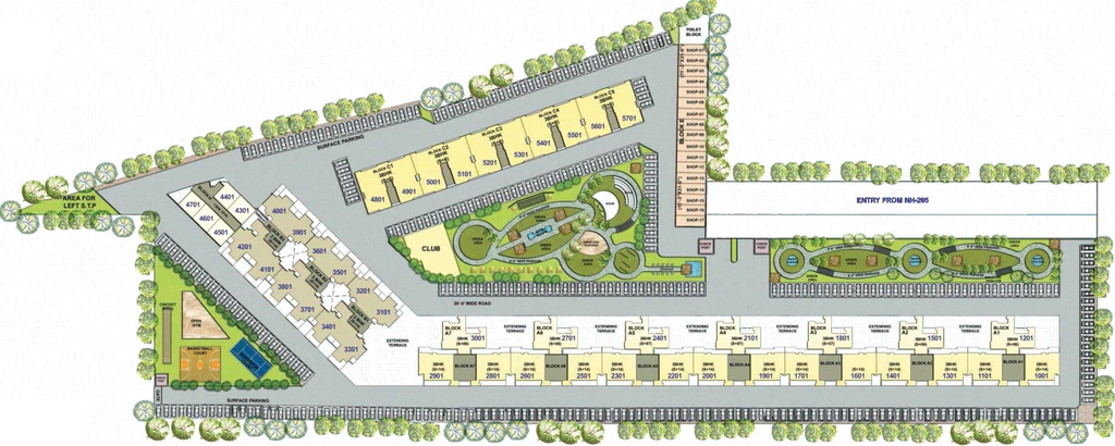 Master Plan of Nirwana Heights in Mohali, Chandigarh - Image 387923