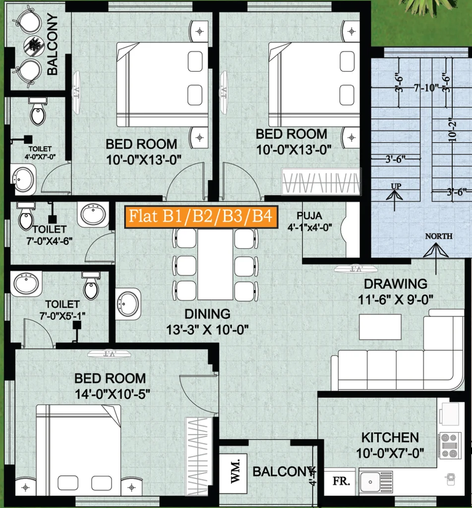 3 BHK Flat in Temple City Loyal Plaza in Sundarpada, Bhubaneswar - Image 911820
