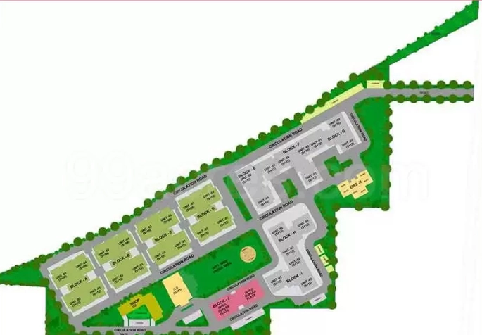 Master Plan of Bee Gee Palm Village in Mohali, Chandigarh - Image 388044