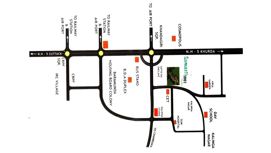 Location of Samasti 1001 Greens - Image 388984