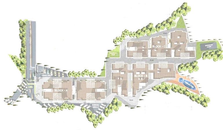 Master Plan of Samasti 1001 Greens in Ghatikia, Bhubaneswar - Image 388986