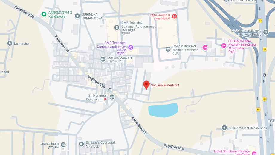 Location of Sanjana Waterfront - Image 388445