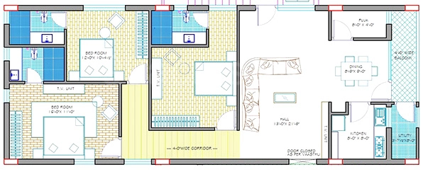 3 BHK Flat in Sonabhan Mohan in Suchitra, Hyderabad - Image 911701