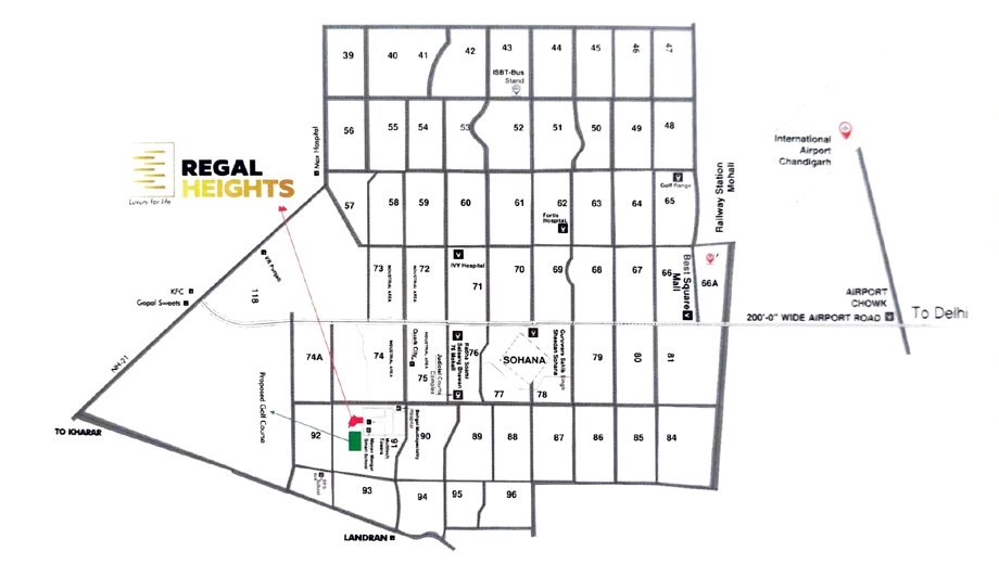 Location of GDPL Regal Heights - Image 388104