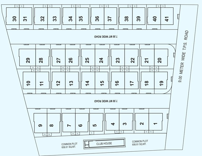 Master Plan of Pancham Aditya Luxuria in Waghodia Road, Vadodara - Image 388348