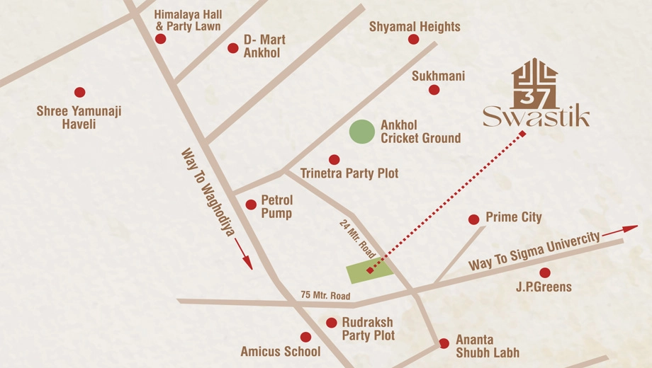 Location of Soham Swastik 37 - Image 388352