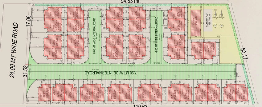 Master Plan of Soham Swastik 37 in Ankhol, Vadodara - Image 388353