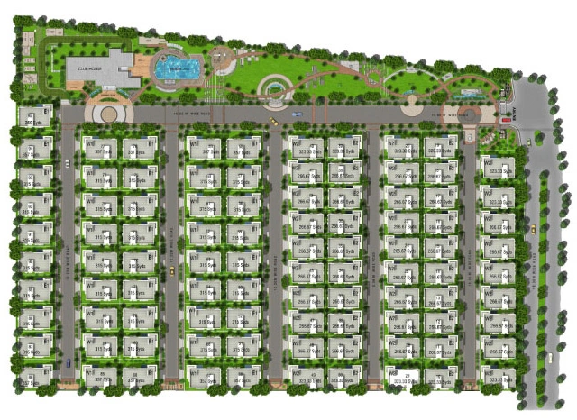 Master Plan of Aparna Hill Park Boulevard in Bandam Kommu, Hyderabad - Image 388477