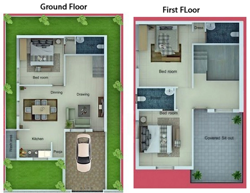 3 BHK House/Villa in Homeway Happy Homes in Beeramguda, Hyderabad - Image 911735