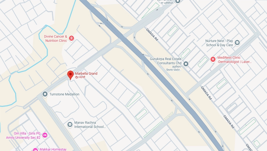 Location of SRG Marbella Grand in Mohali, Chandigarh - Image 388199
