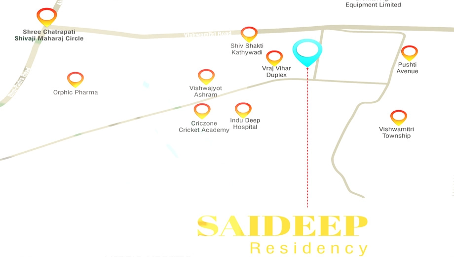 Location of Shakti Saideep Residency - Image 388357