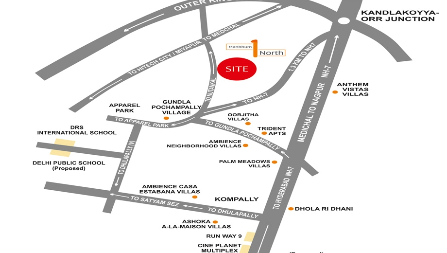 Location of Manbhum One North - Image 388597