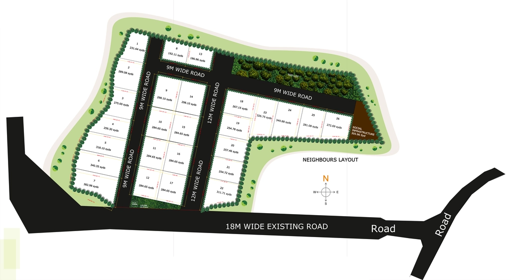 Master Plan of Manbhum One North in Gundlapochampalli, Hyderabad - Image 388596