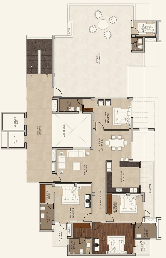 4 BHK Flat in Exotica Homez in Mohali, Chandigarh - Image 911722