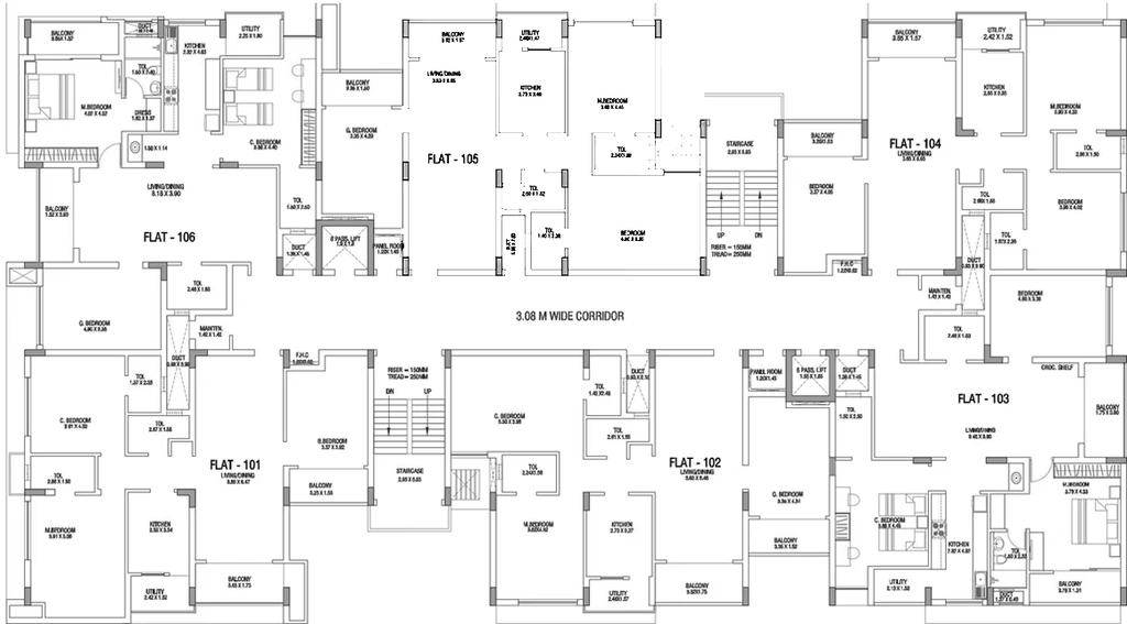 Floor Plan of Divine Kalinga in Khandagiri, Bhubaneswar - Image 388940
