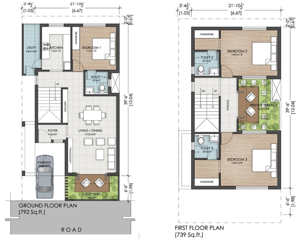 3 BHK House/Villa in KCS Harmony Villas in Sholinganallur, Chennai - Image 911726