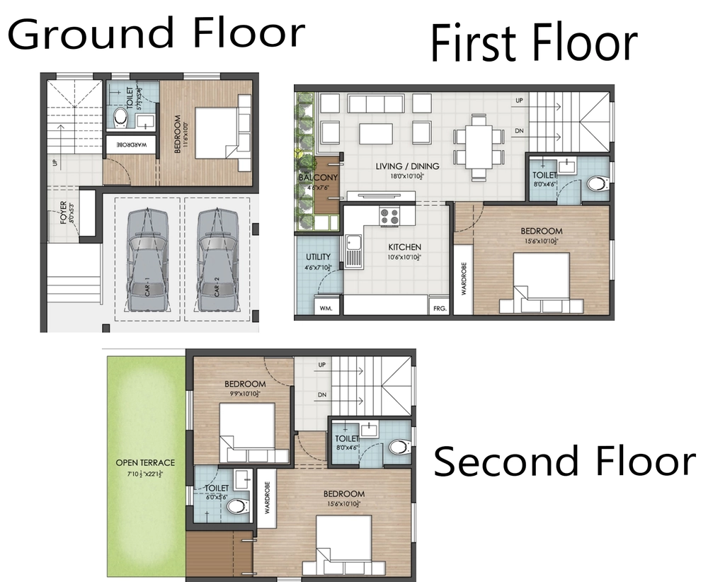 4 BHK House/Villa in KCS Mantra Koodam in Sholinganallur, Chennai - Image 911727