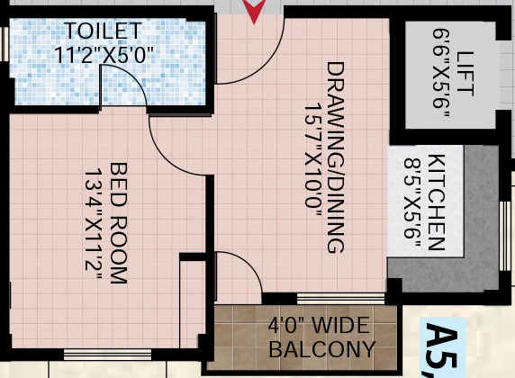 1 BHK Flat in Aastha Castle in Lingipur, Bhubaneswar - Image 911864