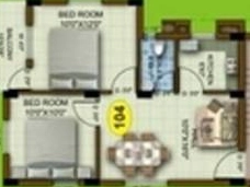 2 BHK Flat in Shree Jagannath Warrior Residency in Madanpur, Bhubaneswar - Image 911939