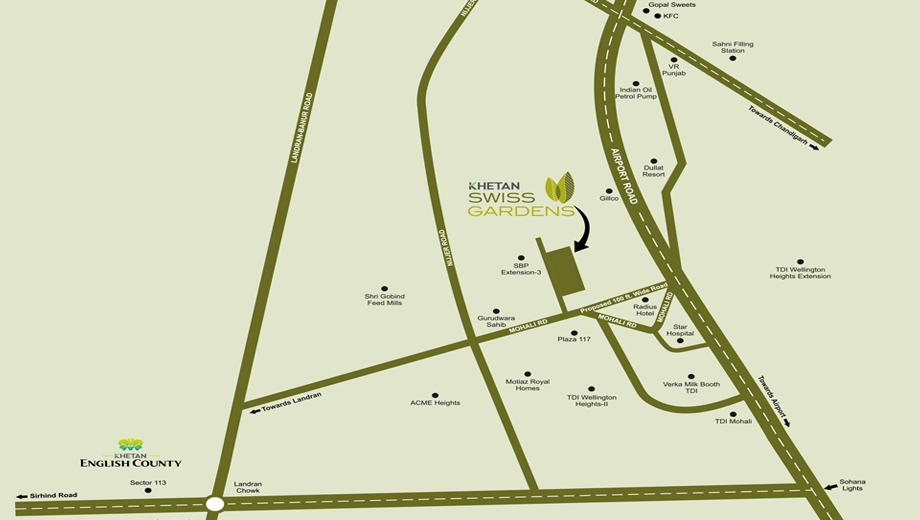 Location of Khetan Swiss Gardens - Image 388571