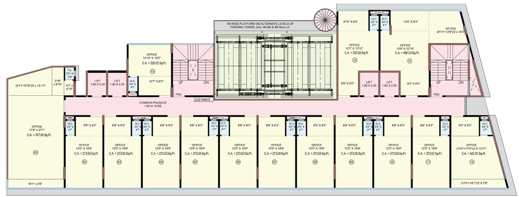 Floor Plan of Vijayalaxmi 93 Palladian in Andheri East, Mumbai - Image 388987