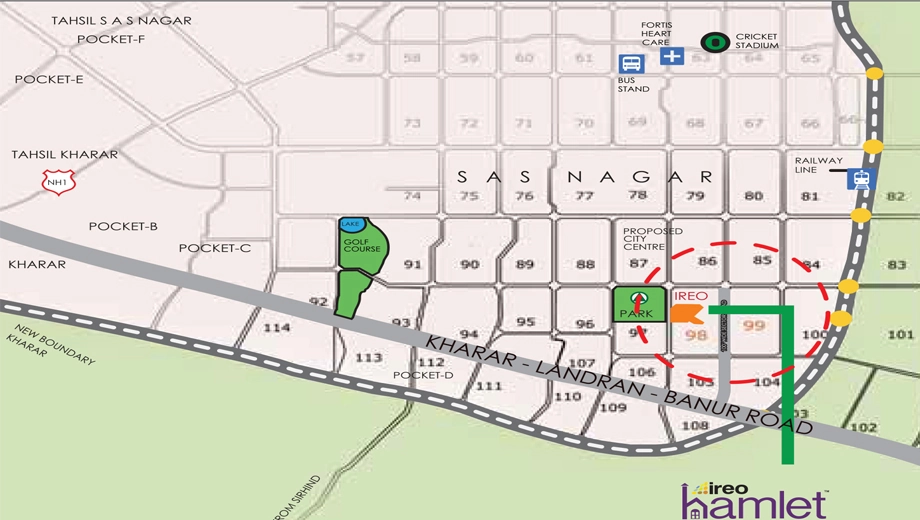 Location of One City Hamlet - Image 388626
