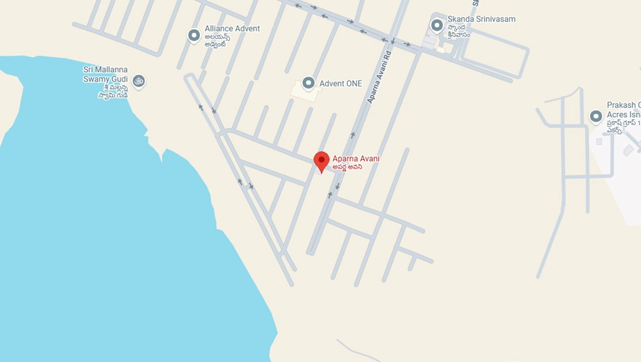 Location of Aparna Avani in Isnapur, Hyderabad - Image 389066