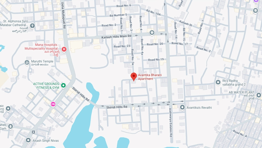 Location of Avantika Bharani - Image 389073
