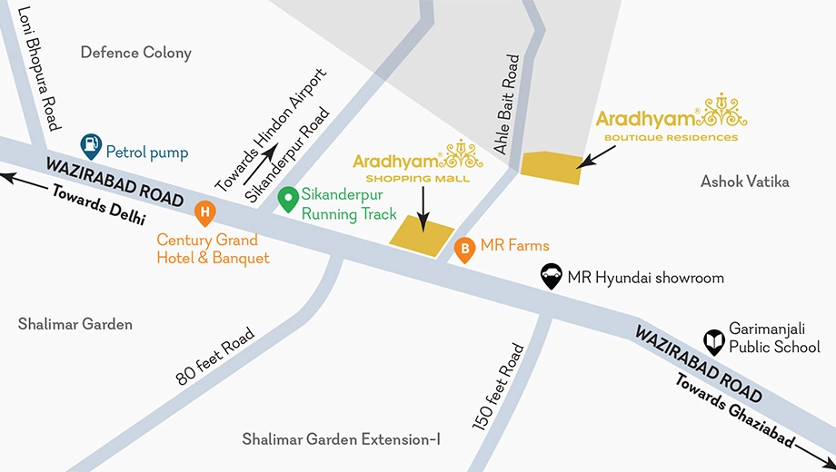 Location of Aradhyam Boutique Residences - Image 389769