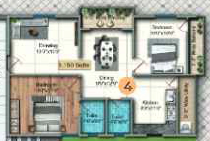 2 BHK Flat in Mcor Vilaasam in Chandanagar, Hyderabad - Image 912020