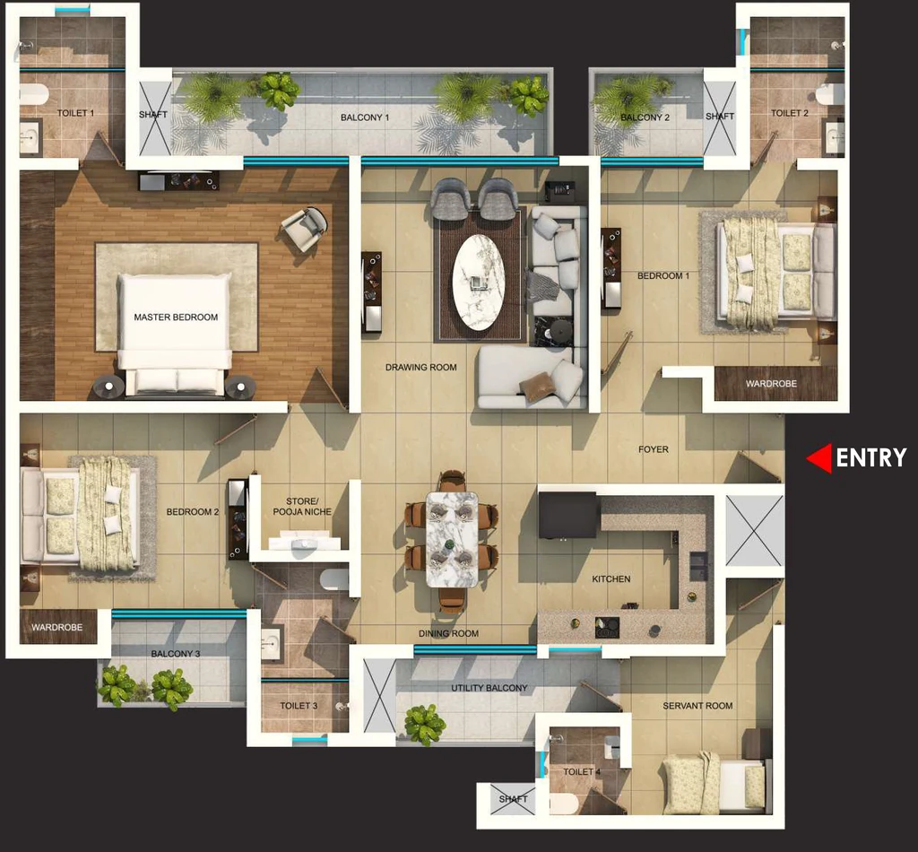 3 BHK Flat in Aspire Leisure Park in Noida Extension, Noida - Image 912854