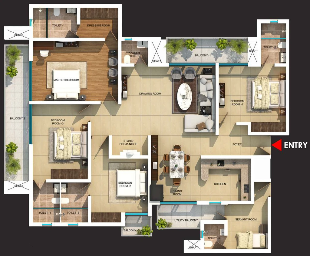 4 BHK Flat in Aspire Leisure Park in Noida Extension, Noida - Image 912855