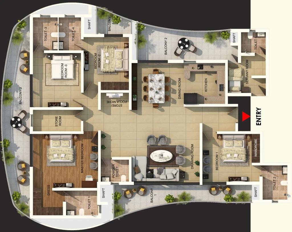 4 BHK Flat in Aspire Leisure Park in Noida Extension, Noida - Image 912856
