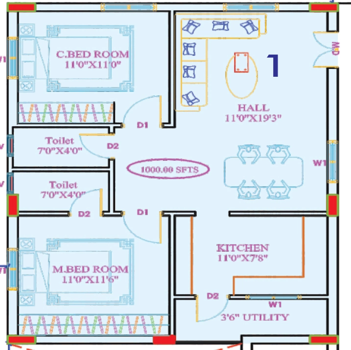 2 BHK Flat in Nihira Ira Orchid in Isnapur, Hyderabad - Image 912025