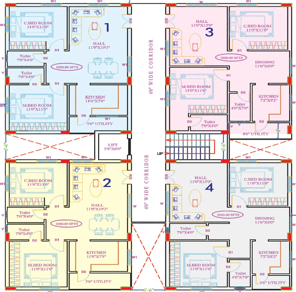 Floor Plan of Nihira Ira Orchid in Isnapur, Hyderabad - Image 389207