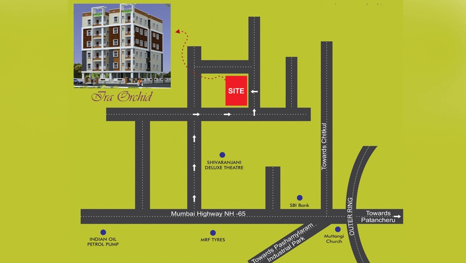 Location of Nihira Ira Orchid - Image 389208
