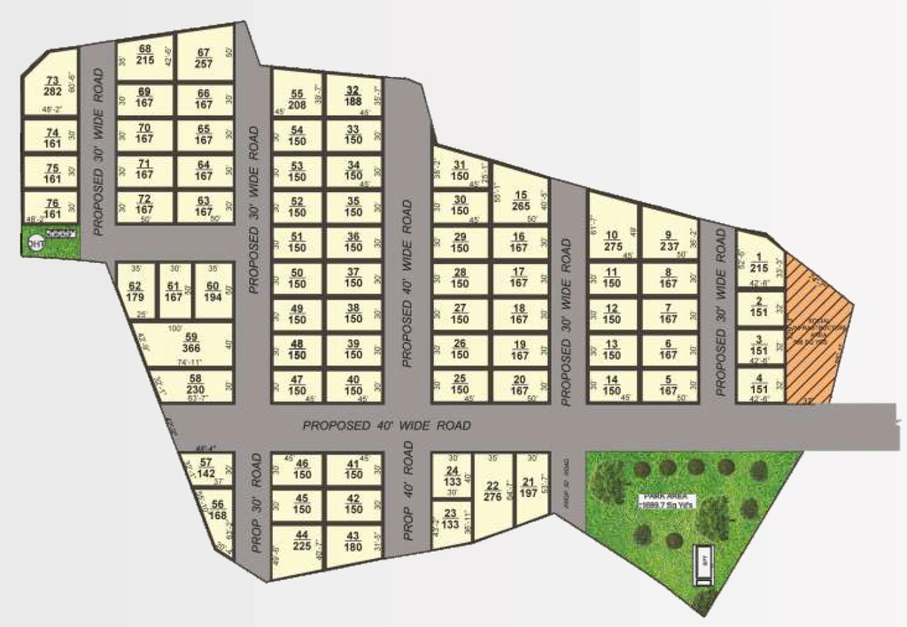 Master Plan of Nihira VRC Homes in Beeramguda, Hyderabad - Image 389211